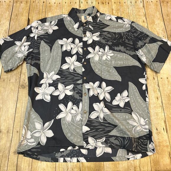 Kahala Hawaiian Shirt Large Made In USA Cotton Lawn Vintage - Picture 5 of 13